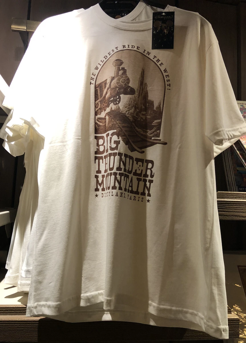H14 T-Shirt Big Thunder Mountain / Btm Ecru M Disneyland Paris | eBay