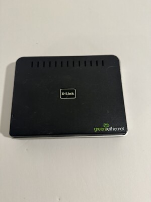 D-Link Gigabit DGS-2205 5 Port Desktop Switch 10/100/1000 Greenehternet