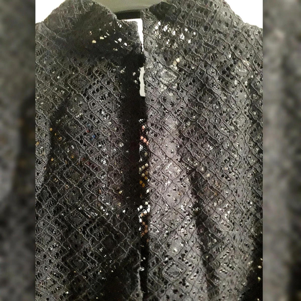 Maglia pizzo sales nero zara
