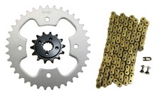 Gold 520x94 Drive Chain & 14/37 Sprockets for Polaris Predator 500 2003-2004