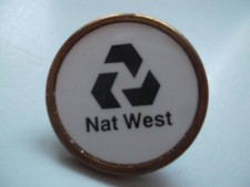 Marker piłki golfowej Nat West Bank
