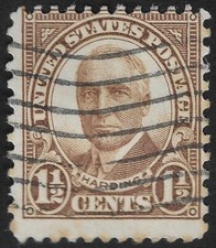 UNITED STATES WARREN G HARDING STAMP 1930 11/2c (KBX)