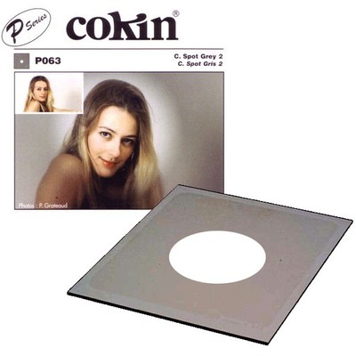 Lens filter Cokin P063 C.Spot Grey 2  84 x 84 mm