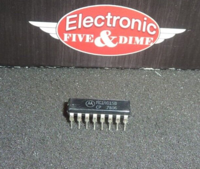 MC14015B  Motorola SPST, 4 Func, 1 Channel, CMOS, PDSO14 IC