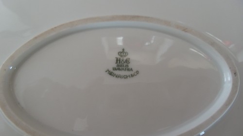 Heinrich & Co. Selb Bavaria Oval Serving 16" Platter Pattern 10899 - Picture 4 of 4