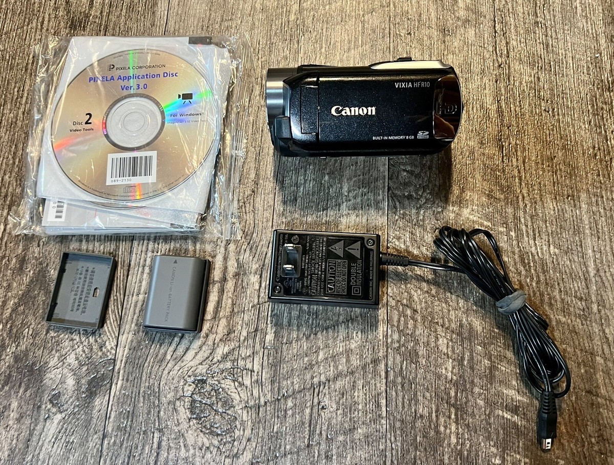 Canon VIXIA HF R10 HD 8GB Digital Camcorder - Tested | eBay