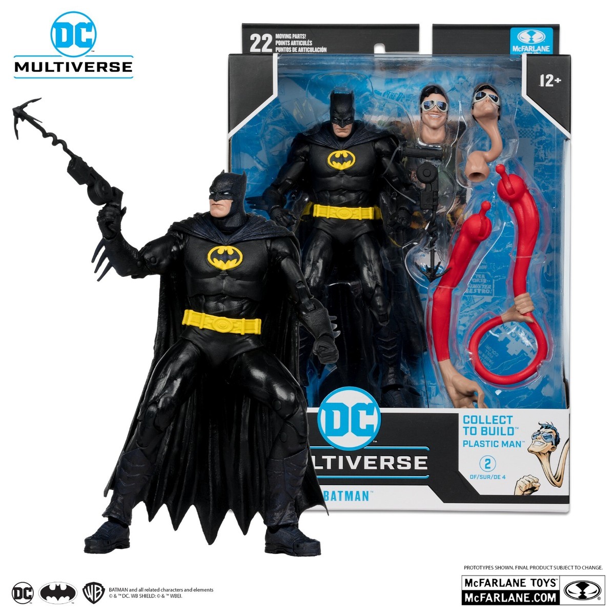 McFarlane DC Multiverse * BATMAN (JLA) BUILD-A Plastic Man 7