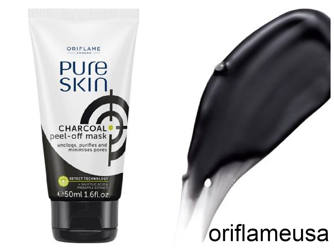 oriflame charcoal face wash