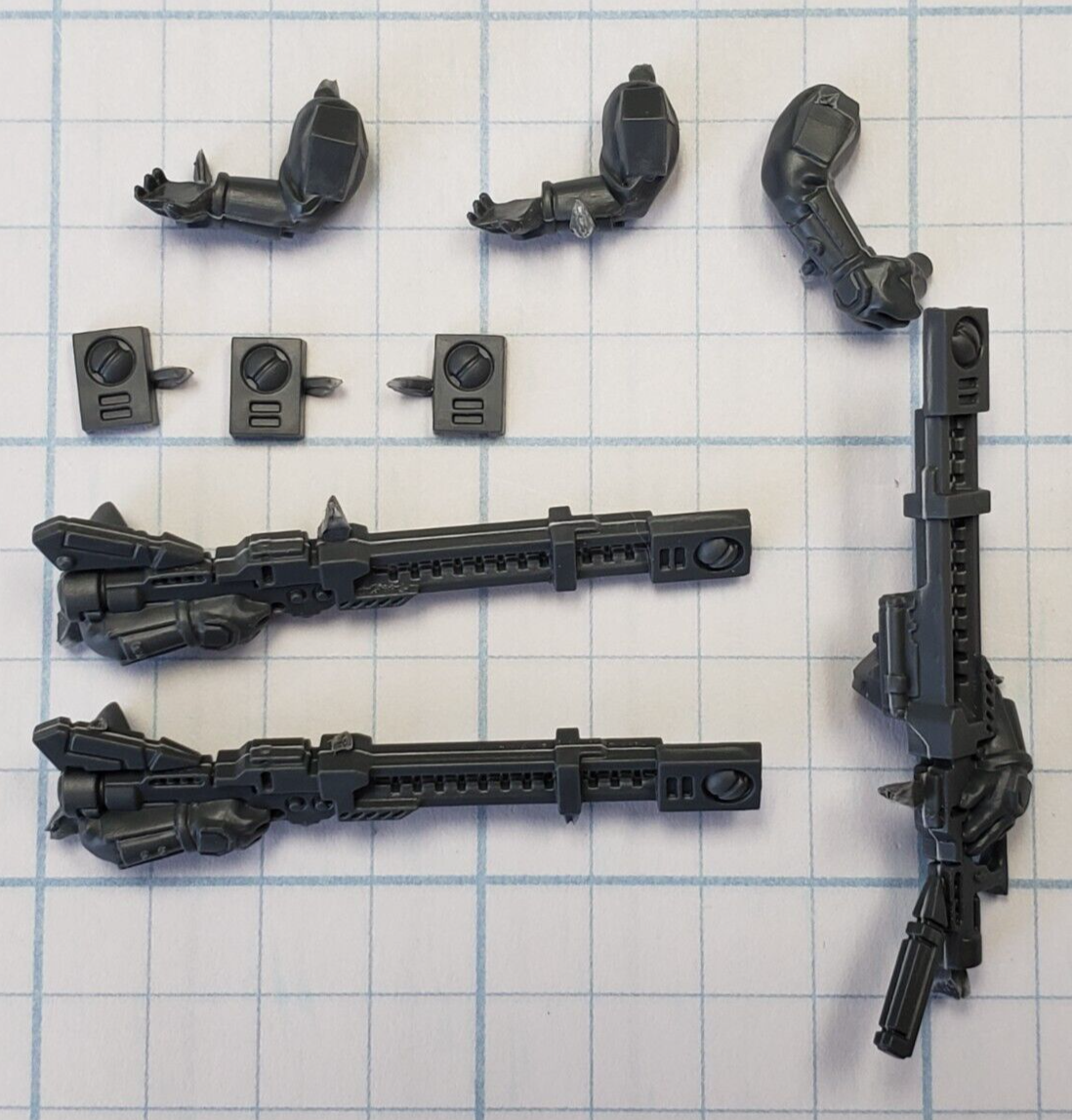 40k Tau Empire Bits Pathfinder Team Rail Rifle w Arms Set x3 | eBay