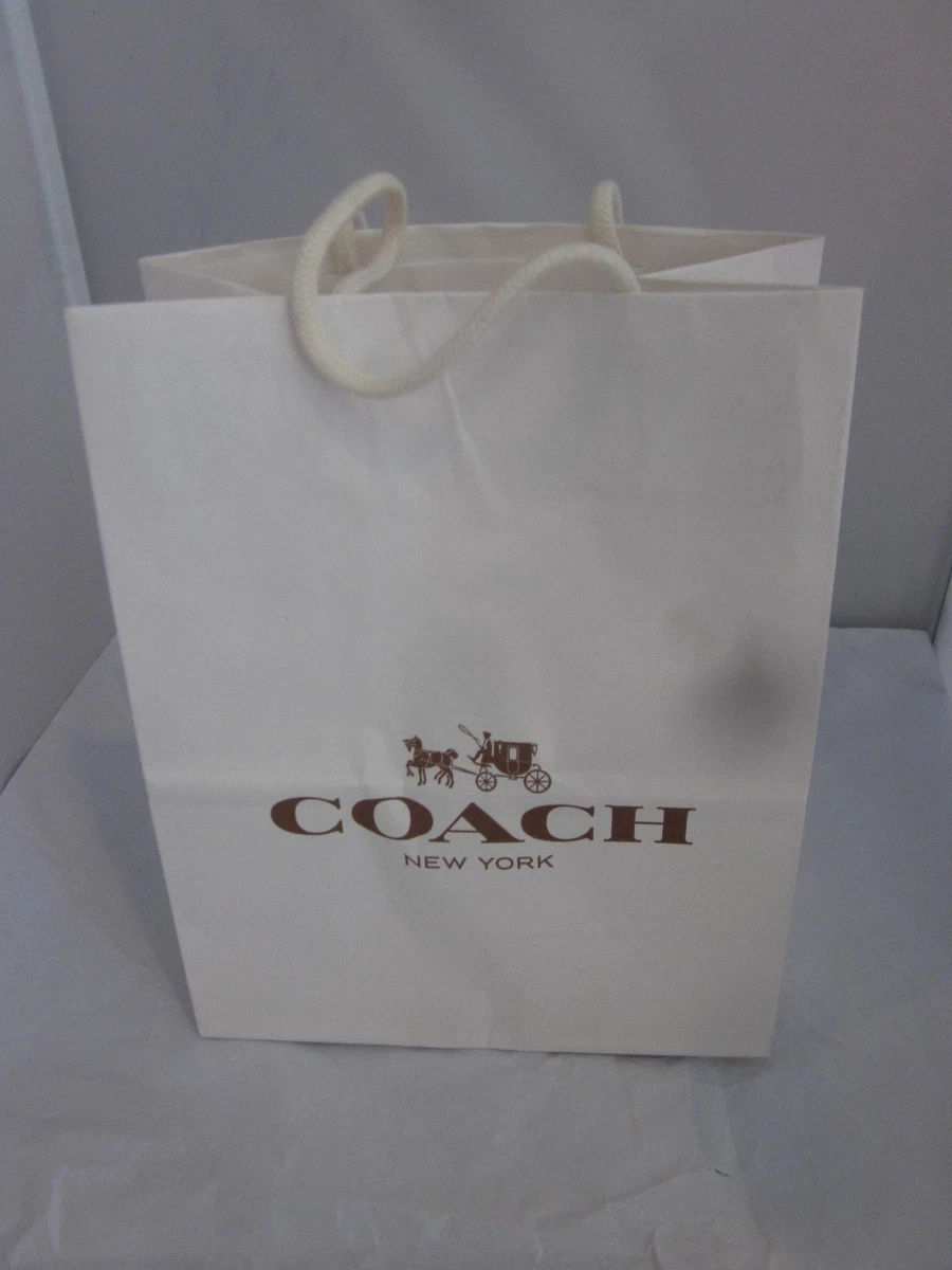 Coach Paper Shopping Tote Bag Gift Bag Used Once