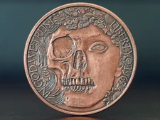 White Rabbit Coin Solid Copper by Dead on Paper-Made in the USA
