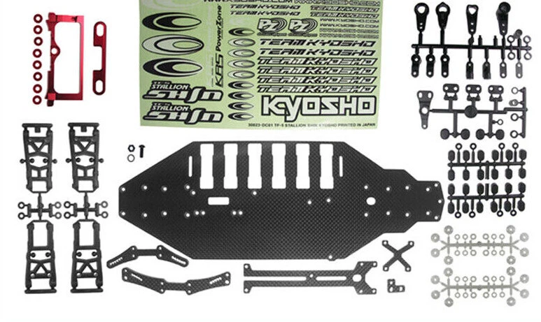 Umrüstsatz TF-5 Stallion Conversion Kit CFK Alu TeileKyosho TFW-100