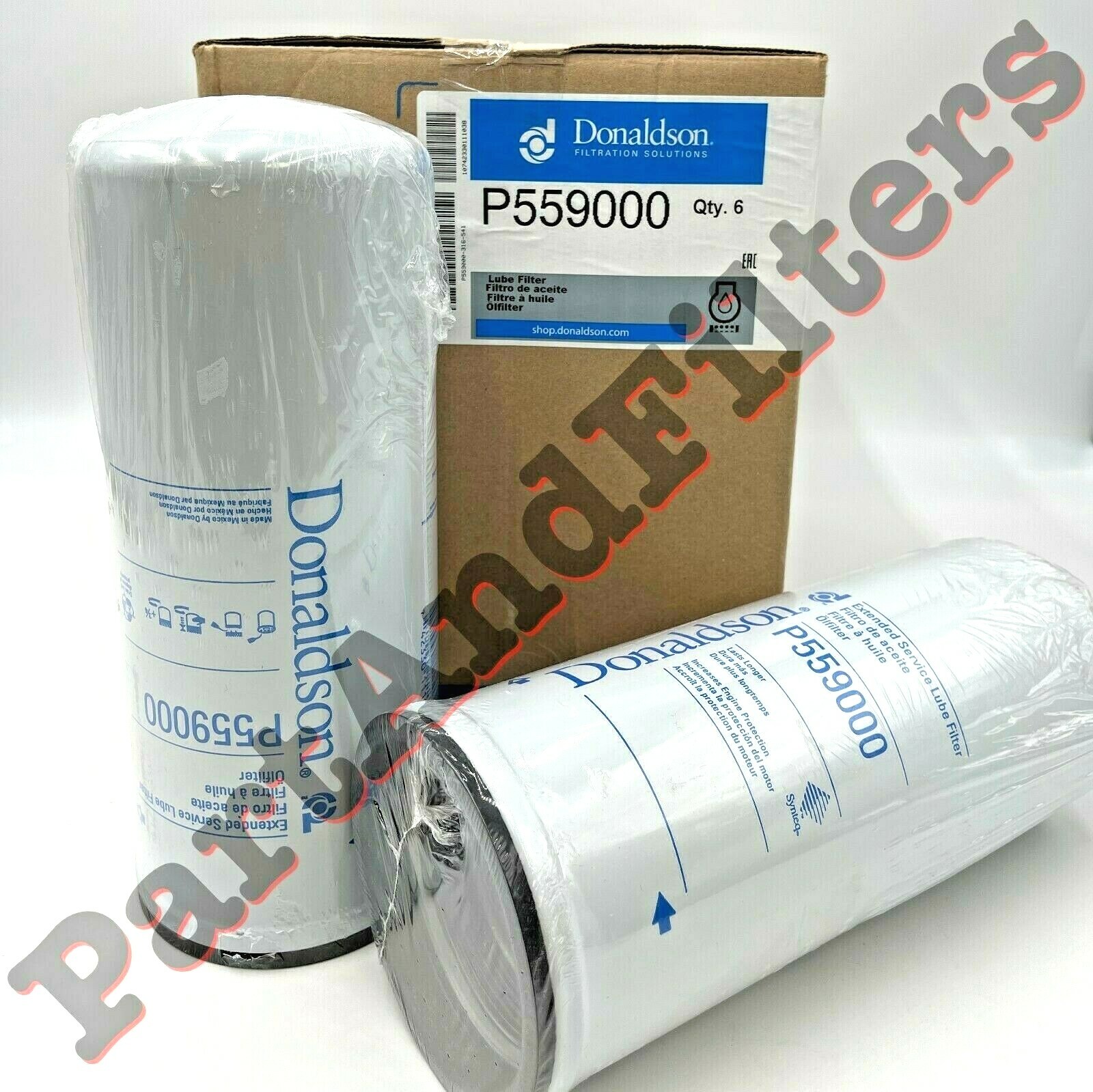 Donaldson P559000 Lube Filter ( Pack of 6) 