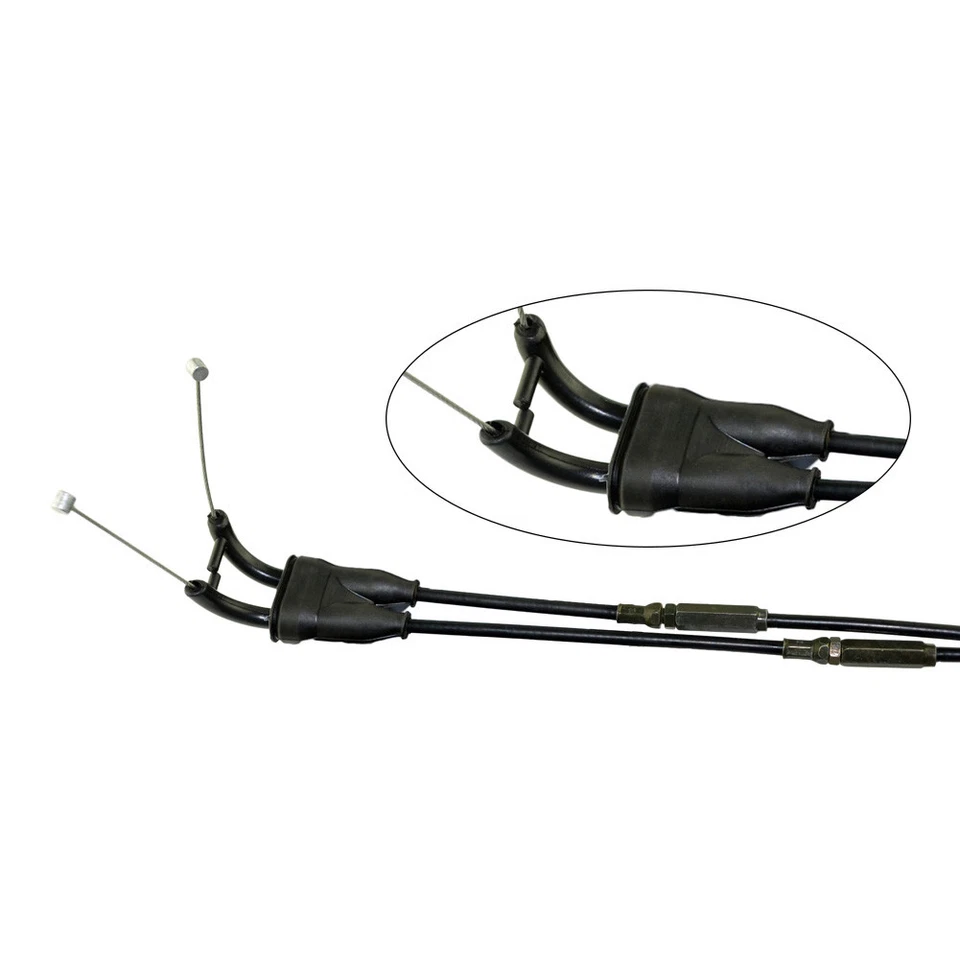 Cable de acelerador de empuje para Kawasaki KXF250 KX250F 2011-2016 KXF450 2012-2015 Foto 3 de 4