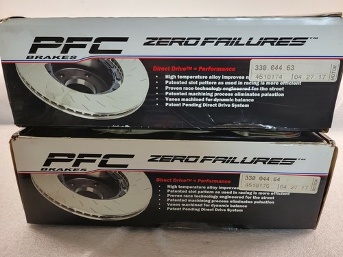 Brand New LEFT & RIGHT REAR PFC V3 Brake Rotors 330.044.63  330.044.64   NOS