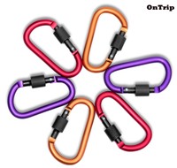 D Locking Carabiner Keychain Aluminum Spring Key Carabiners Clip Carrying Ge... on sale D Locking Carabiner Keychain Aluminum Spring Key Carabiners Clip Carrying Ge... on sale
