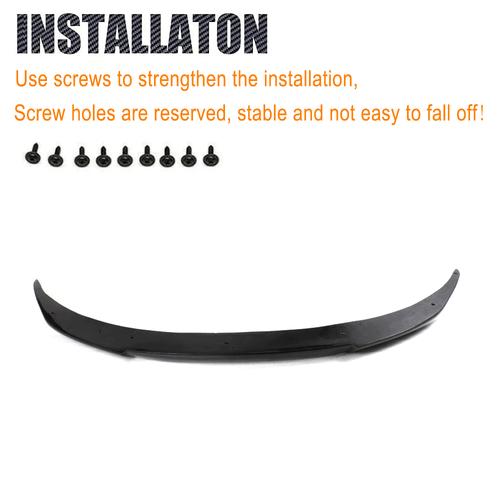 Se adapta a BMW E63 E64 M6 2006-2010 carbono labio delantero espada alerón labio - Imagen 9 de 10