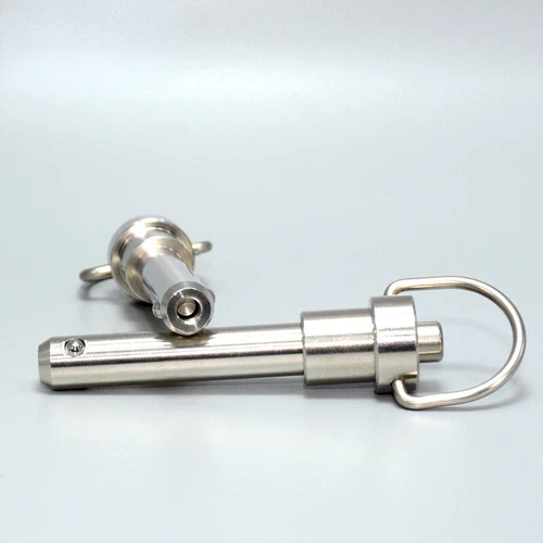3/8" 1/4" Schnellspanner Kugelsicherungsbolzen Stift mit Seil Imperial Einheit Edelstahl - Bild 4 von 6