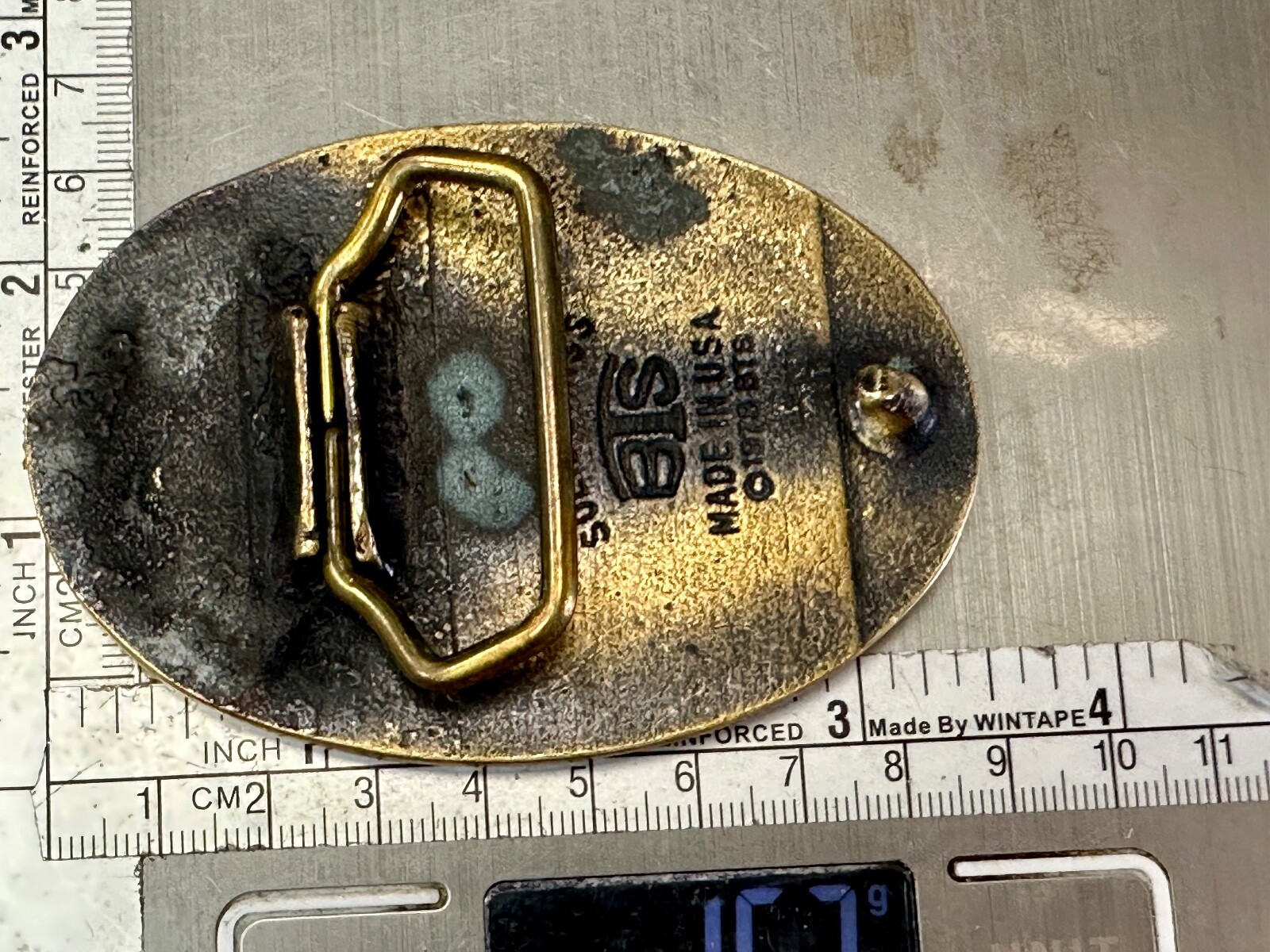 Vintage Boeing Electronics Inc Solid Brass Bts 19… - image 9