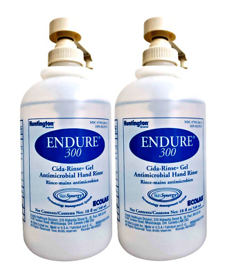 Ecolab Hand Sanitizer Endure 300 Alcohol Gel 18 Oz - Set of 2