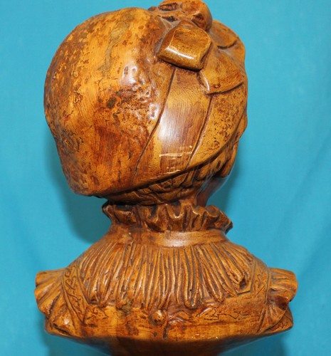 Boy and Girl Statues, Bust, set of 2 - Sailor Victorian (# 9003) Wood ?? - Picture 5 of 5