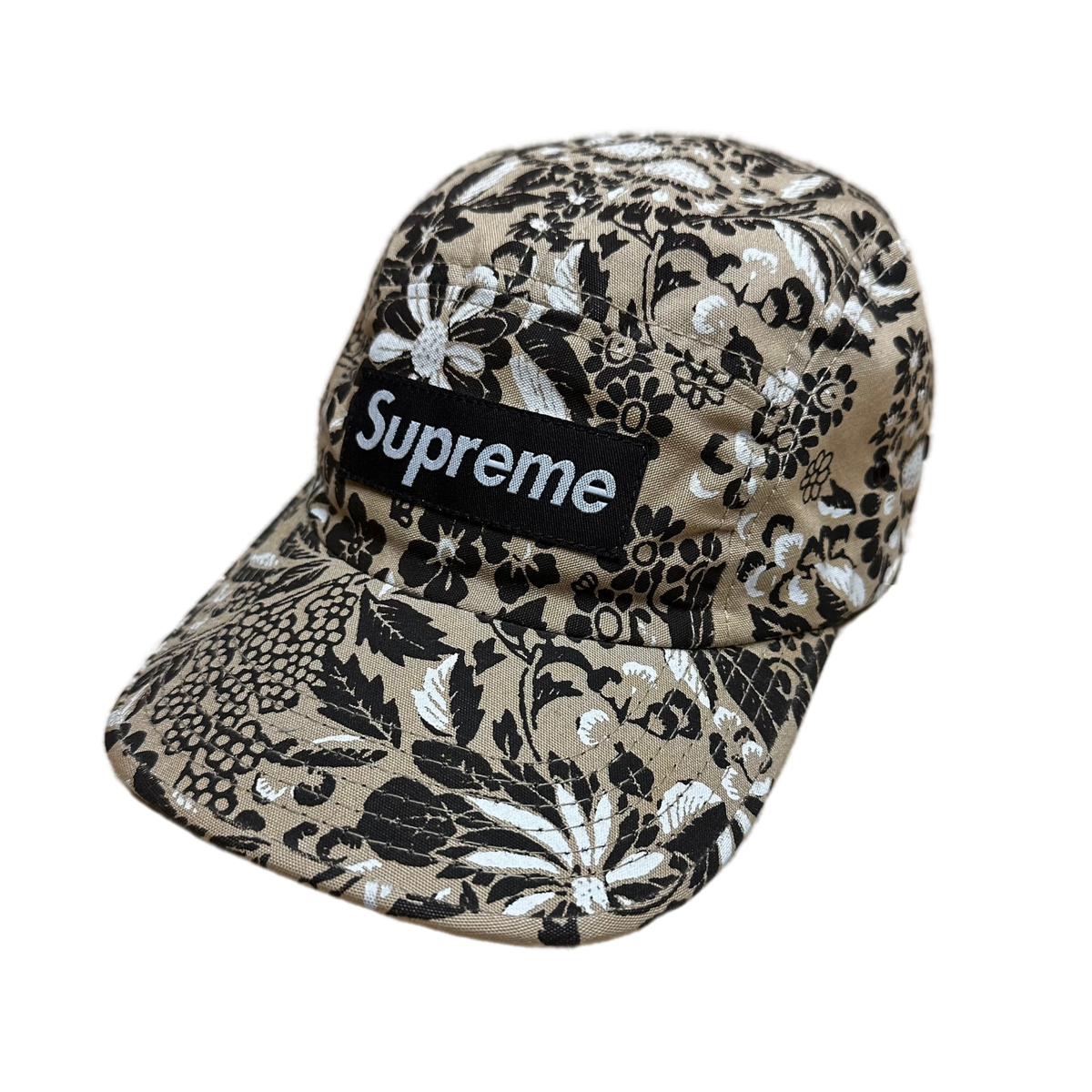 帽子 Supreme Floral Jacquard Camp Cap black Floral Jacquard Camp Cap - spring/summer 2025 - Supreme