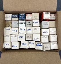 Lot of 35 MISC BRANDS VACUUM TUBES READ DESCRIPTION
