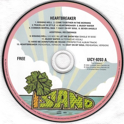 Free – Heartbreaker‼️ PaperSleeve, CD 2002 🇯🇵Japan 👍+6 Bonustracks - Bild 3 von 5