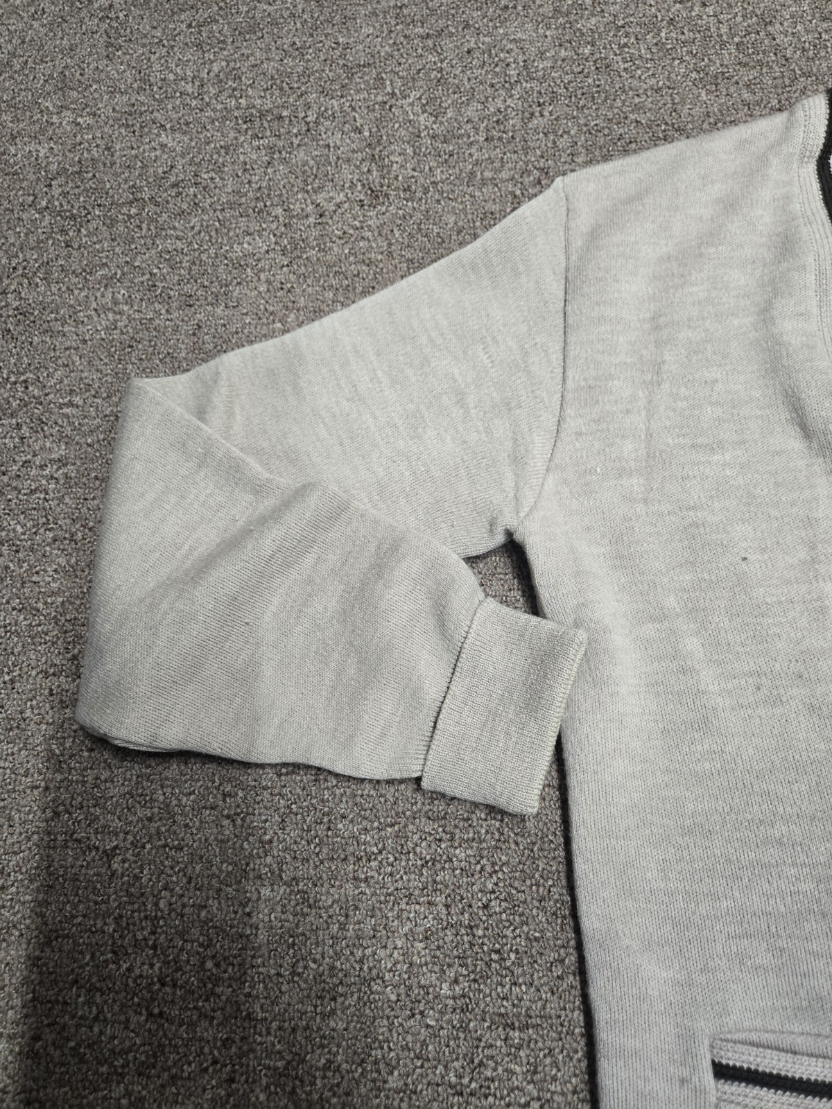 Vintage Cardigan Sweater Shelby Superlamb Size Large Brown Beige Grunge 60s