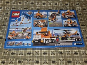 Lego City 7686 Instructions Helicopter Transporter Truck Set Complete w/ Box