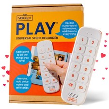VOICEGIFT PLAY Holiday Gift 10 Hour Capacity Screen-Free Voice Recorder Playb...