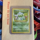 Pokémon TCG Bulbasaur Base Set 44/102 Regular Shadowless WOTC - LP/MP