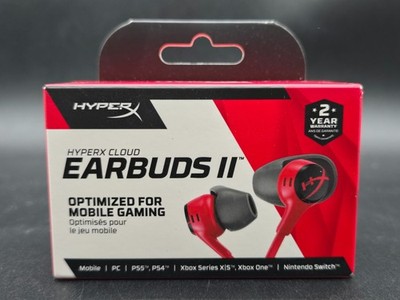 HyperX Cloud Earbuds II - Gaming Earbuds with Mic - Red AUTHENTIC/NEW/SEALED