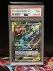 2019 Pokemon Celebi & Venusaur GX Tag Team SM167 Holo PSA 9 Mint Black Star Tins