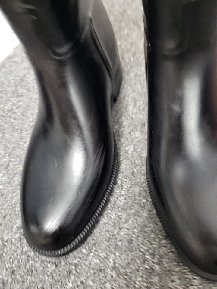 Stylo Black Wide Legged Knee High Horse Riding Boots Size Uk 5.5. PS*206032 - Image 3 of 4