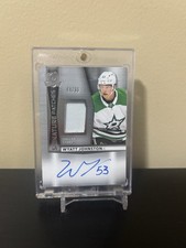 2024-25 Upper Deck The Cup Wyatt Johnston Signature Patches Jersey Auto /99