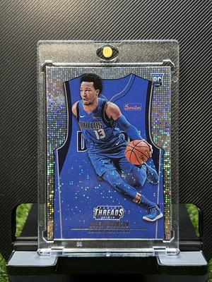 2018-19 Panini Threads #164 Jalen Brunson Blue Jersey Dazzle Sparkle Rookie RC
