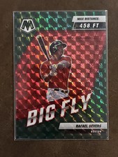 2022 Panini Mosaic #BF-3 Rafael Devers Big Fly Green Mosaic