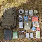 72h Notfallrucksack Survival Kit Prepper Bug Out Bag Katastrophenschutz Grau