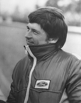 British racing driver David Purley 1977 1970s Historic Old Photo