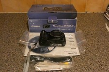 Canon PowerShot SX100 IS 8.0MP Digital Camera - Black Boxed Excellent Condition