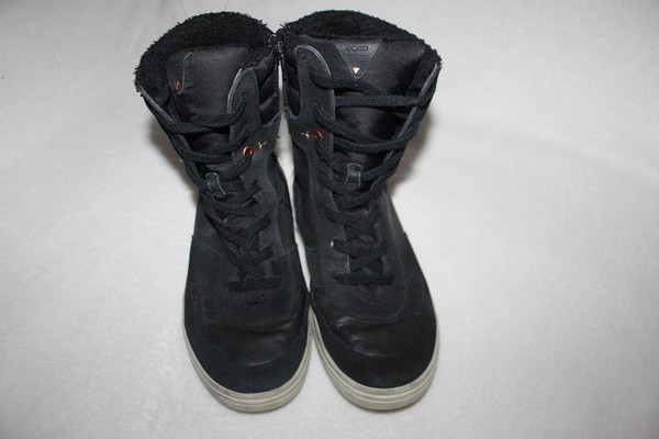 Women Ecco Boots Black 38 #3QO3