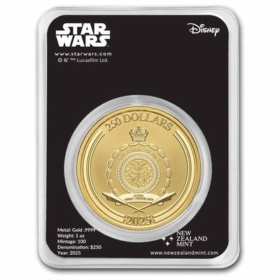 2025 Niue 1 oz Gold $250 Star Wars: Luke Skywalker Bullion Coin | eBay