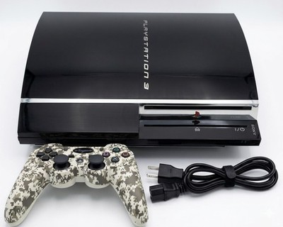 PlayStation 3 CBEH1000 PS3 60 Console Bundle Backwards Compatible PS1 PS2 discs