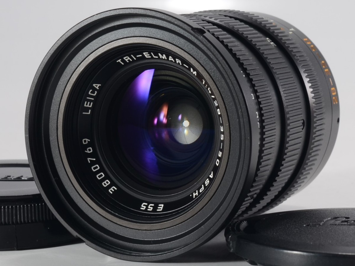 Leica Tri-Elmar-M 28-35-50mm F4 ASPH Exc+++ MF Aspherical Lens