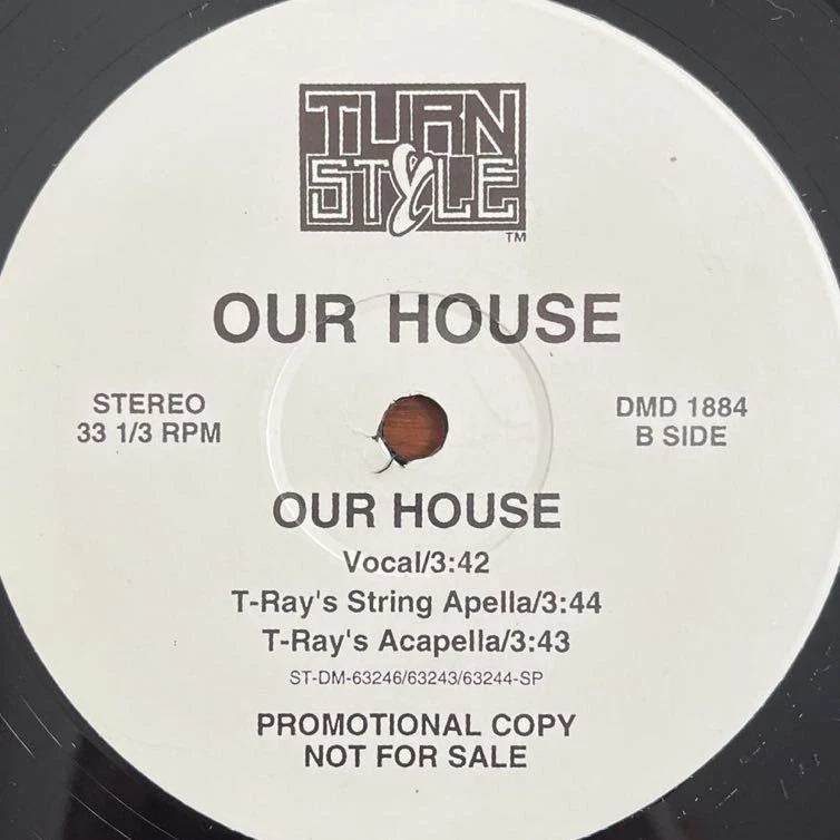 LP■12 pulgadas/HIPHOP/Nuestra casa/DMD 1884/US盤 - Imagen 3 de 3