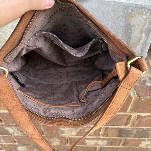 Diba True Women’s Hand Tooled Leather Purse Bag Hobo Chic Western - Picture 12 of 21