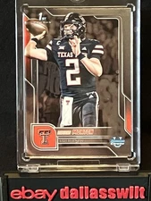 2025 Bowman University Chrome 1st Behren Morton Texas Tech QB #110 Big 12 Champs
