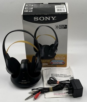 Sony MDR RF815RK Wireless Stereo Kopfhörer Schwarz OVP