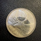 1966 Canada 25 Cents Quarter, .800 Silver Coin Do176